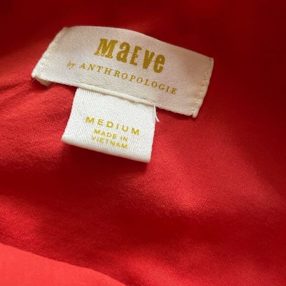 Rare-Maeve Chrysanthemum Wide-Leg Poplin 
Jumpsuit Size M - Picture 4 of 4